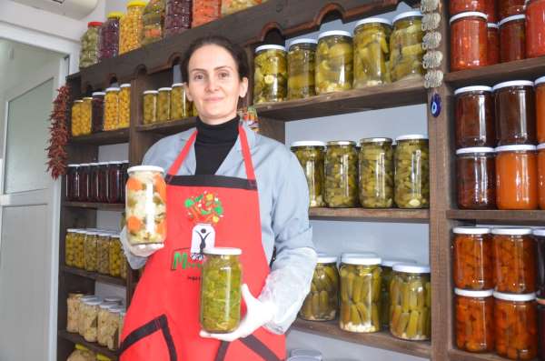 Ordulu kadın girişimci Karadeniz turşularını Türkiye'ye satıyor
