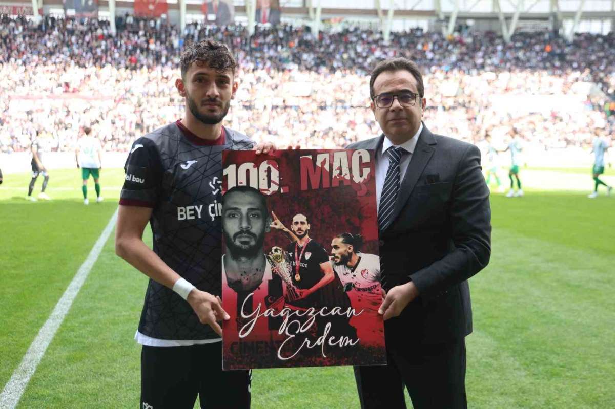 Yağızcan, Elazığspor'da 100 maçına çıktı
