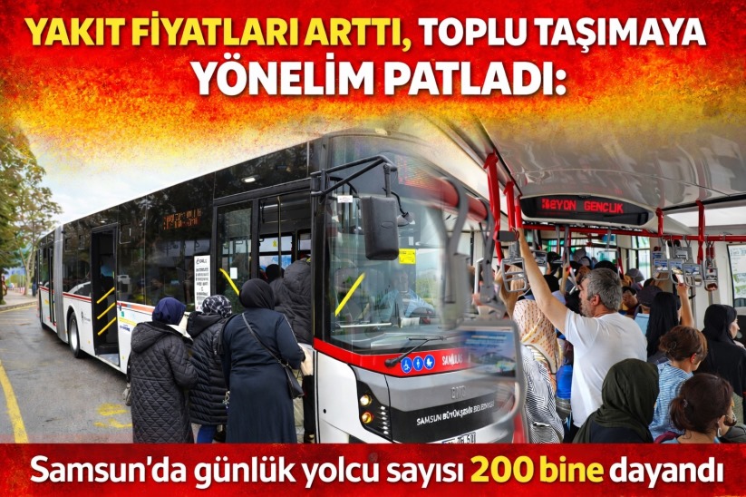 Yakıt fiyatları arttı, toplu taşımaya yönelim patladı: Günlük yolcu sayısı 200 bine dayandı