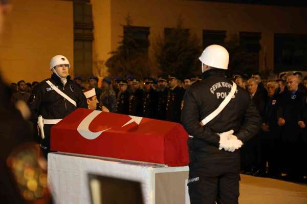 Şehit polis memuru Seçkin Yalçın, memleketi Elazığ'da törenle karşılandı