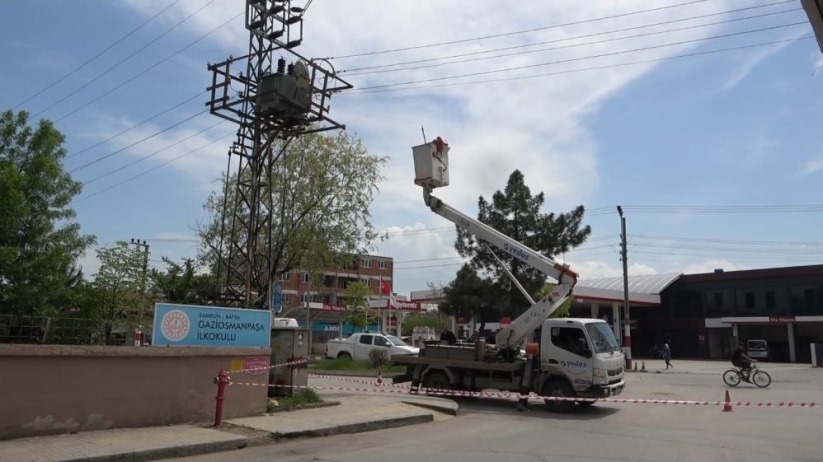 Samsun'da trafo yangını paniğe neden oldu