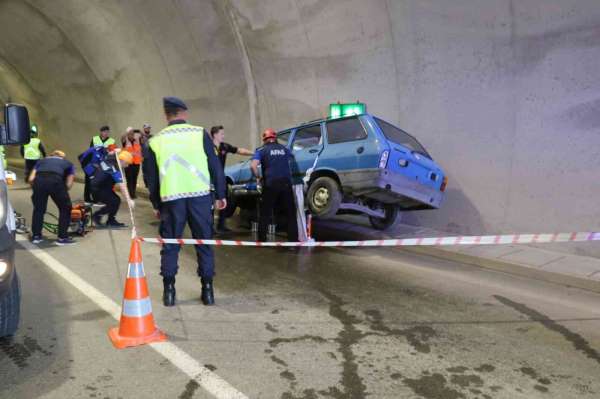 Tünellerde yaşanan kazalara acil müdahale tatbikatı yapıldı - Sinop haber