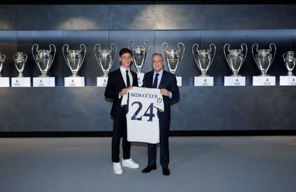 Arda Güler, Real Madrid'de 24 numaralı formayı giyecek