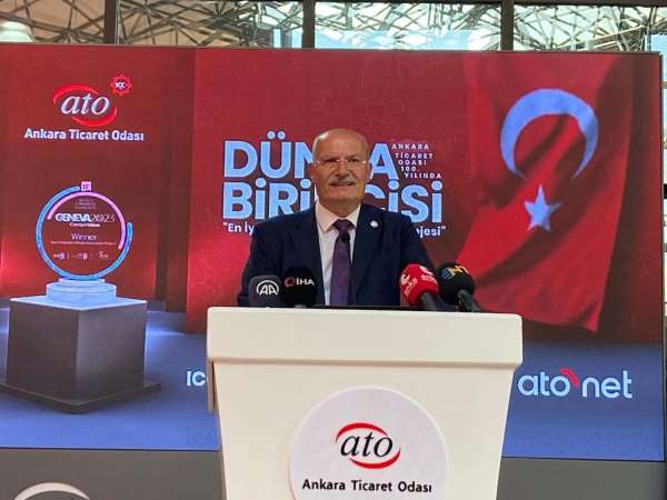 ATO Başkanı Baran: 'ATONET Üye Hizmet Platformu ile her şeyi bir araya getirdik'