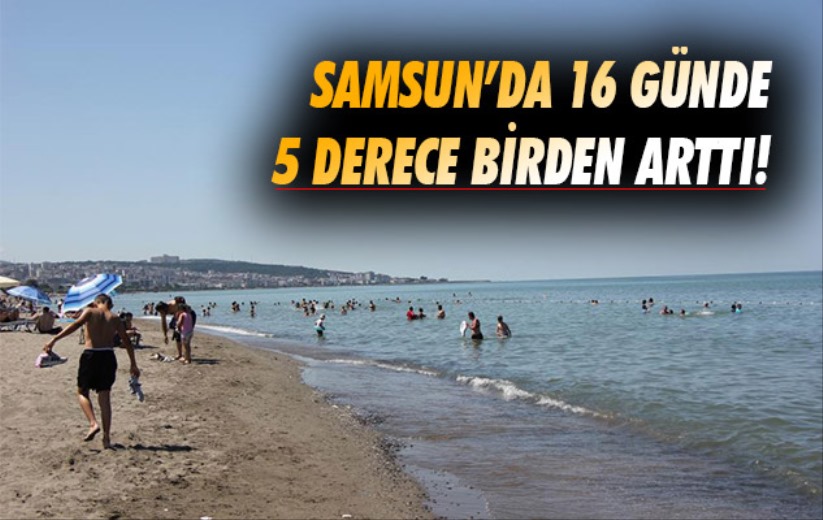 Aşırı sıcaklar deniz suyu sıcaklığını 5 derece artırdı