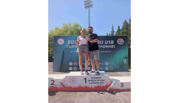 Atlet Alya Gül Keskin, U16 Türkiye Şampiyonu oldu