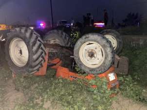 Aydın'da traktör kazası: 1 ölü, 1 yaralı