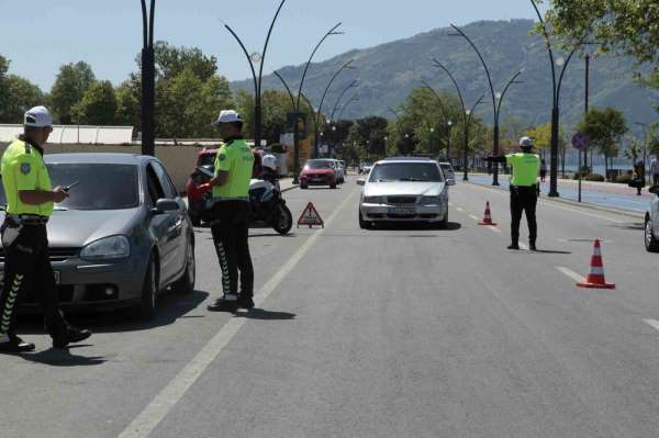 Ordu'da bir haftada yaklaşık 15 bin araç ve sürücüsü denetlendi