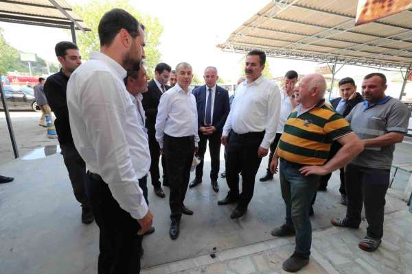 Vali Doruk: 'Problemleri yerinde inceliyoruz'