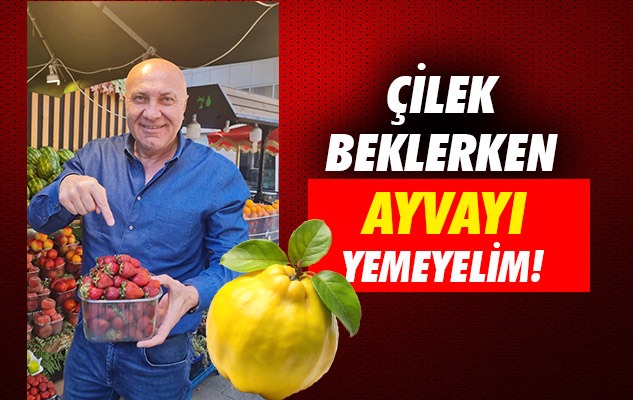 Çilek beklerken ayvayı yemeyelim