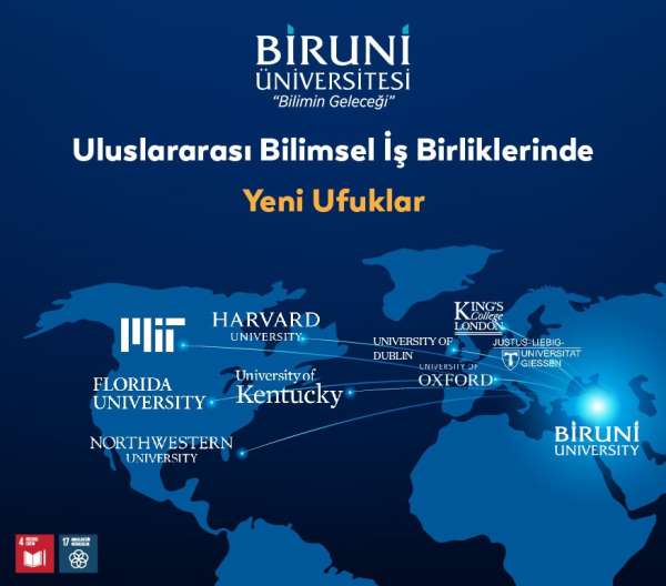 Biruni Üniversitesi'nden uluslararası bilimsel iş birlikleri