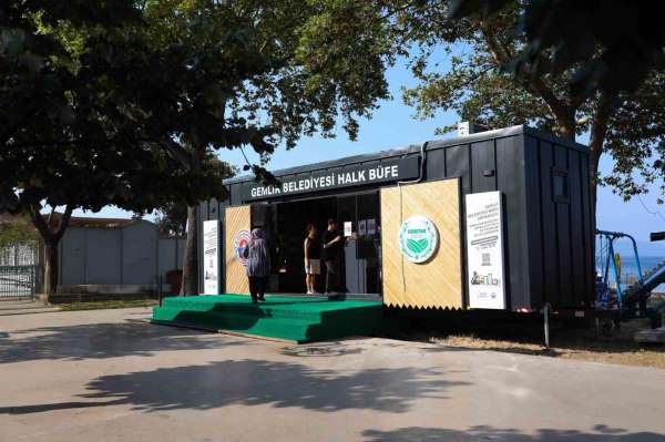 Gemlik Belediyesi'nden Kumlaya halk büfe
