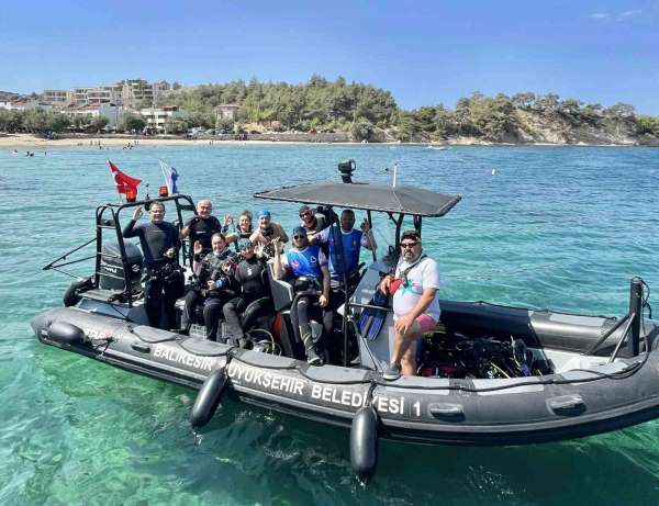 Gömeç'te sualtı fotoğrafçılığı atölyesi ilgi gördü
