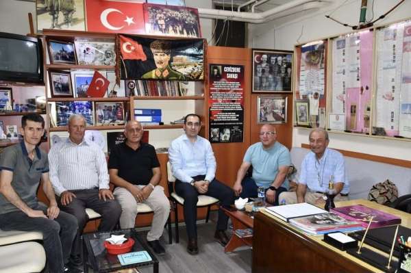 Kaymakam Özdemir'den Şehit ve Gaziler Derneği'ne ziyaret
