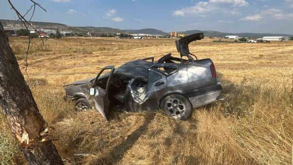 Tavşanlı'da trafik kazası 1 yaralı