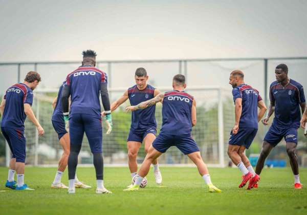 Trabzonspor'da neşeli idman