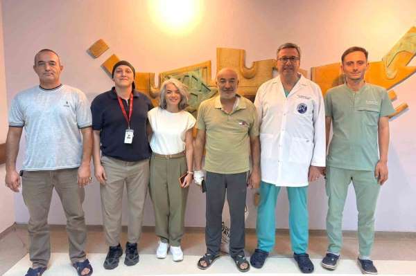 Çorum'dan gelen hastaya Erciyes Üniversitesi Hastaneleri'nde başarılı ameliyat
