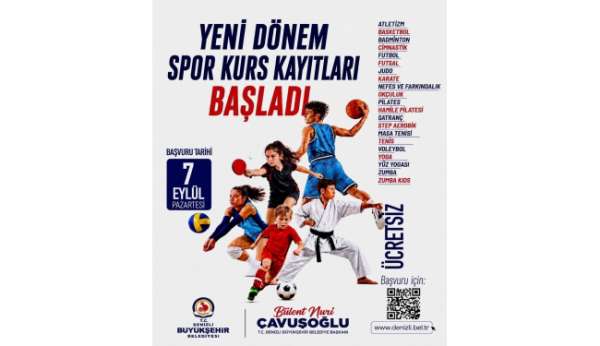 Denizli Büyükşehir'den 7'den 70'e ücretsiz spor imkanı
