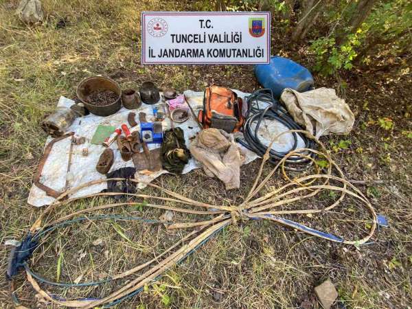 Tunceli'de teröristlerin inlerine girildi