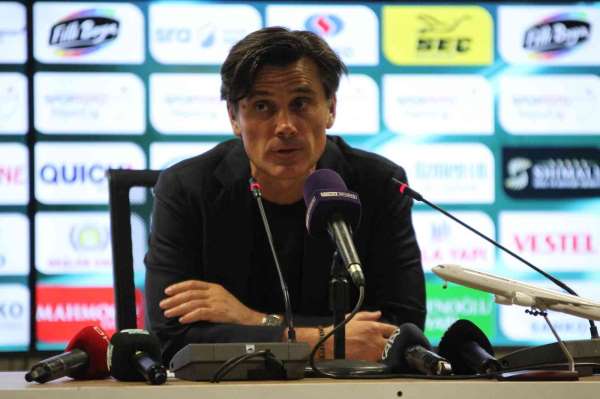 Vincenzo Montella: '3 puan alamadığımız için çok üzgünüz'