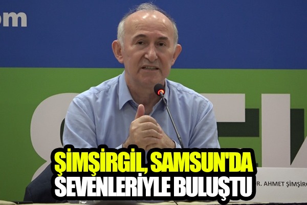 Tarihçi-yazar Prof. Dr. Ahmet Şimşirgil, Samsun'da sevenleriyle buluştu
