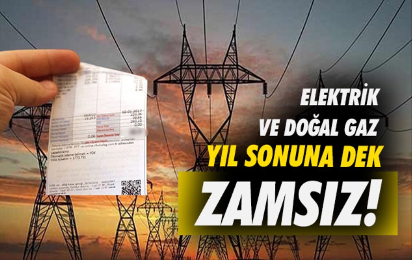 Elektrik ve doğal gaz yıl sonuna dek zamsız! 