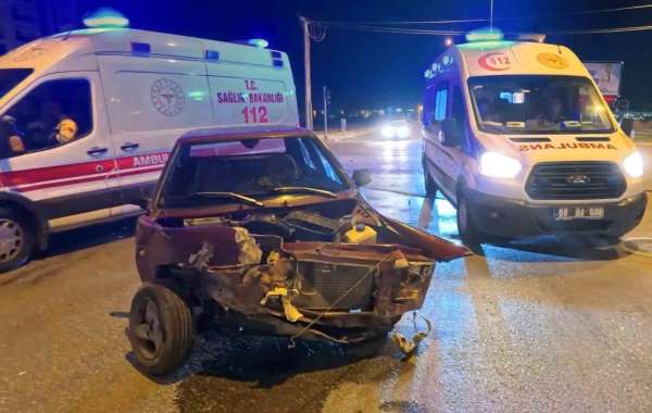 Aksaray'da alkollü sürücü kazaya sebep oldu: 2 yaralı