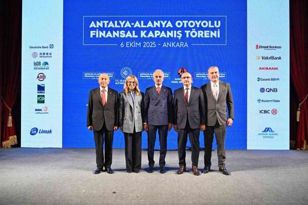 Antalya-Alanya Otoyolu'na uluslararası kaynaklardan sürdürülebilirlik bağlantılı finansman