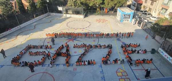 Öğrencilerden Gazze'ye destek: 'Filistin' için tek yürek oldular