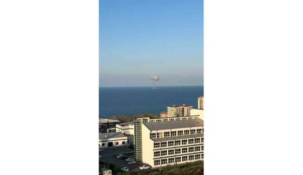 Trabzon açıklarında denizde patlama