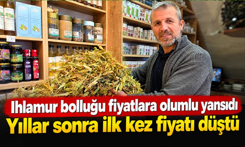 Ihlamur bolluğu fiyatlara olumlu yansıdı: Yıllar sonra ilk kez fiyatı düştü