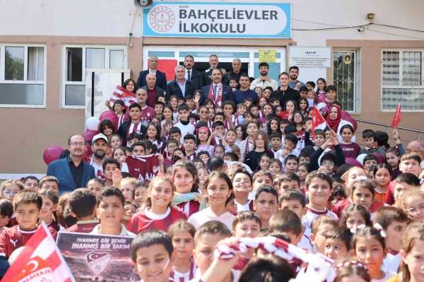 Elazığspor sevgisi Bahçelievler İlkokulu'nda