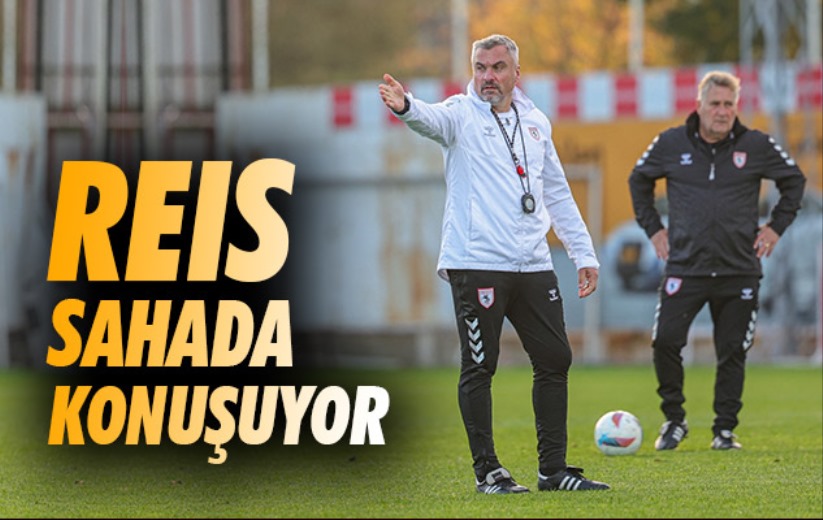 Samsunspor Teknik Direktörü Reis Sahada Konuşuyor 