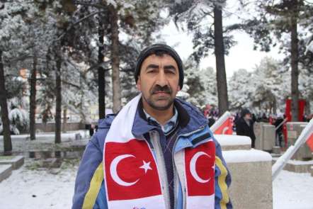 Sarıkamış Şehitleri için Kars'tan Eskişehir'e geldi