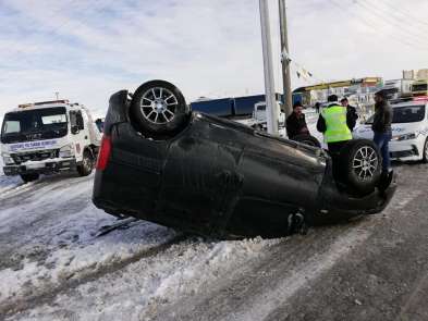 Sungurlu'da trafik kazası: 1 yaralı