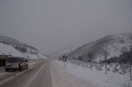 Sinop'ta 114 köy yolu ulaşıma kapandı