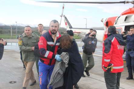 Karadeniz'de batan gemiden 6 kişi kurtarıldı 