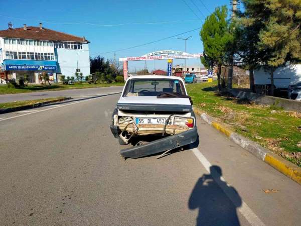 Samsun'da trafik kazası: 2 yaralı - Samsun haber