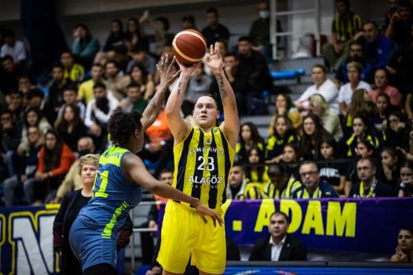 FIBA Kadınlar Avrupa Ligi: Fenerbahçe Alagöz Holding: 82 - ZVVZ USK Prag: 72 - İstanbul haber