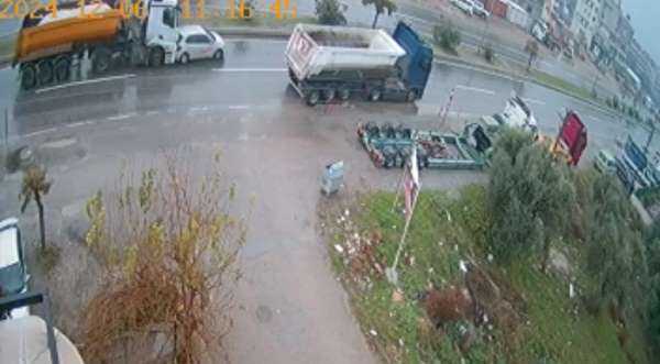 Milas'taki kazanın kamera görüntüleri ortaya çıktı