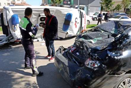 Antalya'da kahreden kaza 