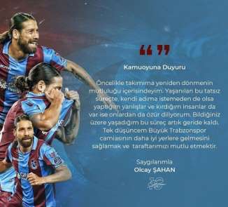 Olcay Şahan'da mutlu son