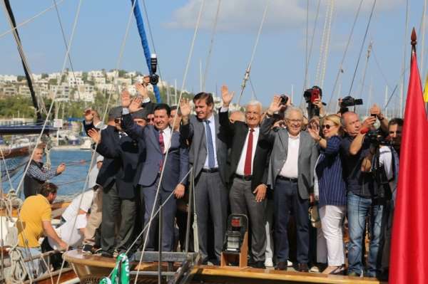 Bodrum'dan coşkuyla Samsun'a uğurlandı