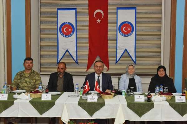 Vali Soytürk, şehit aileleri ile iftarda bir araya geldi