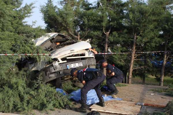 Antalya'da trafik kazası: 1 ölü