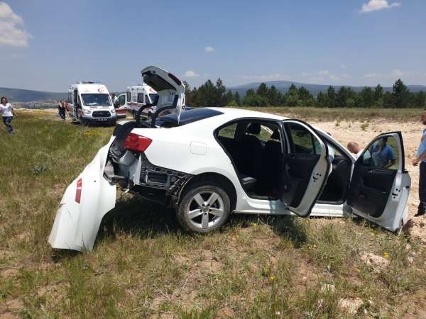 Emet'te trafik kazası: 5 yaralı