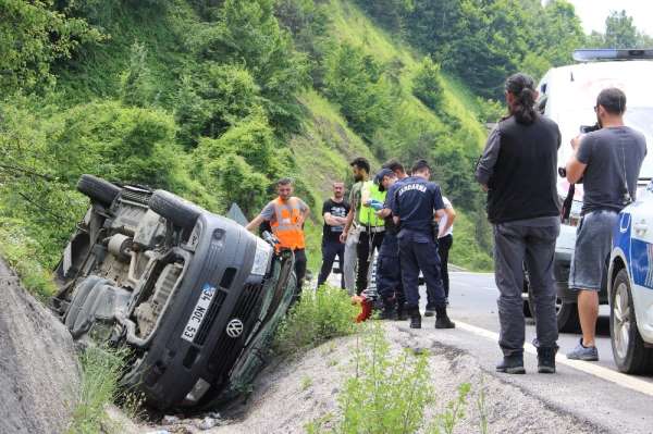 Bolu Dağında kaza: 1 ölü, 3 yaralı