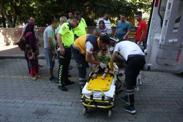 Yaya geçidindeki kazada 5 yaşındaki çocuk yaralandı 