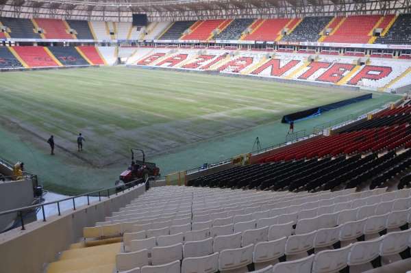 Gaziantep Kalyon Stadı Süper Lig'e hazırlanıyor 
