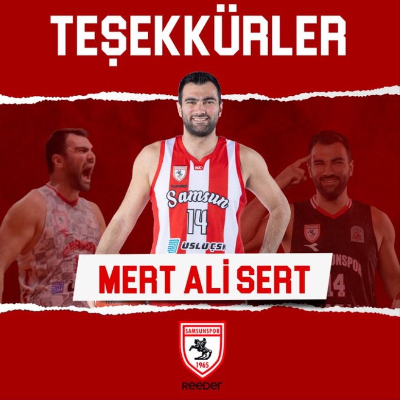 Samsunspor Basketbol kaptana veda etti